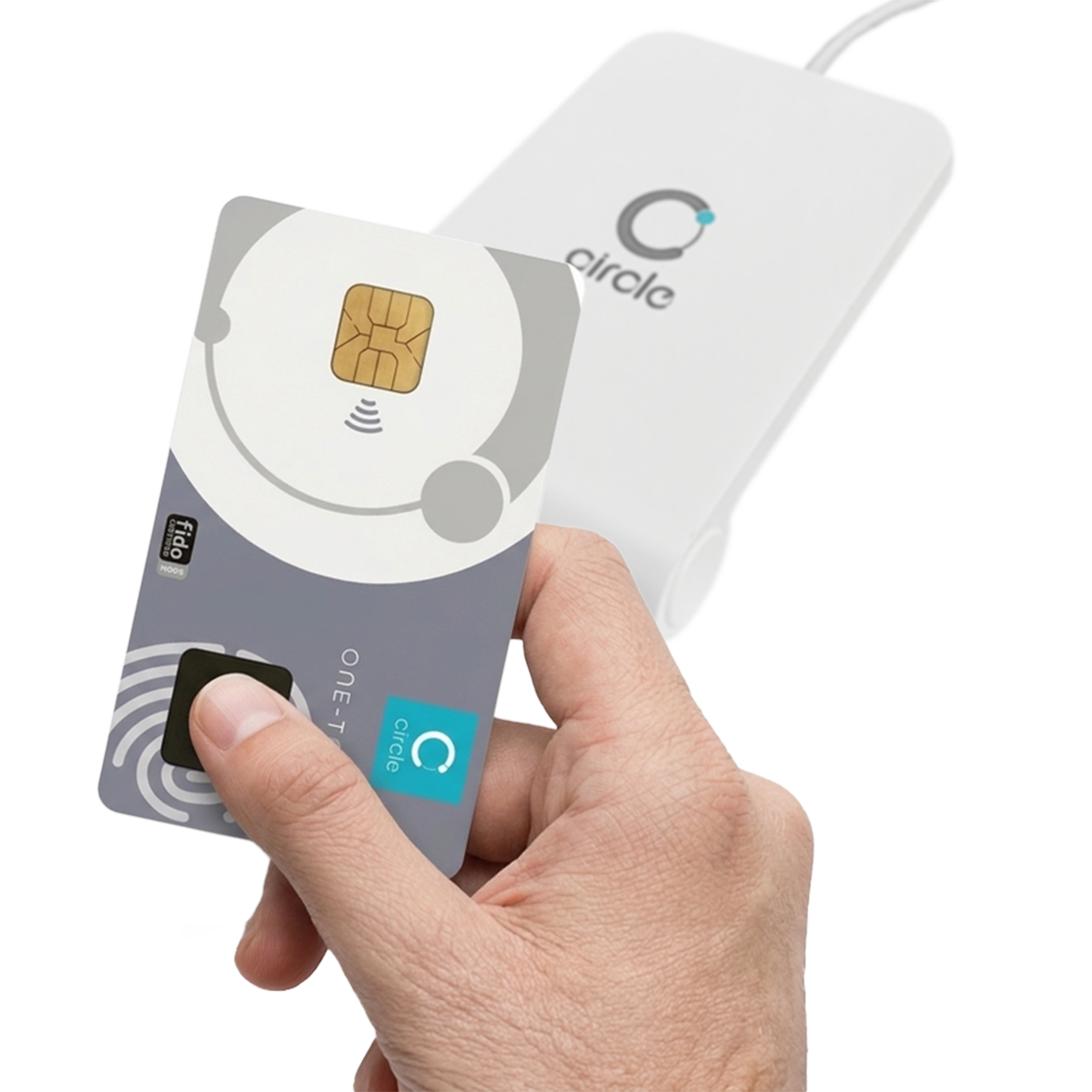 CircleONE Touch - Biometric FIDO2 & PKI Dual-Interface Security Card