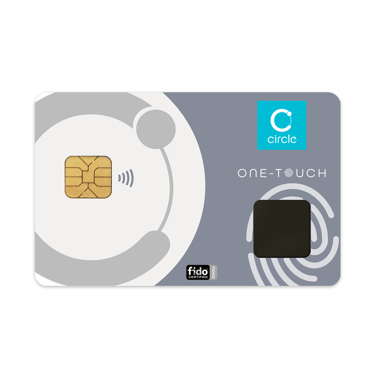 CircleONE Touch - Biometric FIDO2 & PKI Dual-Interface Security Card