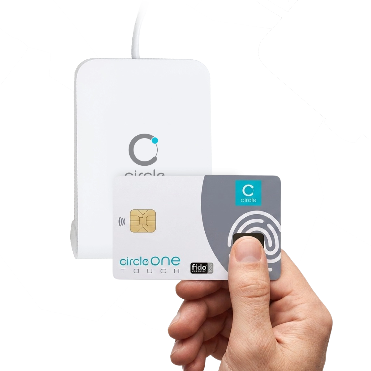CircleONE Touch Biometric FIDO2 Dual-Interface Security Card